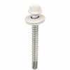 Acorn International #12 2 in. Metal to Metal Hex Screws in White (Bag of 250)