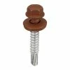 Acorn International #14 1-1/2 in. Hex head Metal to Metal Screws in Brown (Bag of 250) -idh by St. Simons Sales acorn international sheet metal screws sw mm1412bn250 64 1000