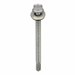 Acorn International #14 3 in. Hex Head Metal to Metal Screws in Galvanized (Bag of 250)