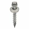 Acorn International #9 x 1-1/2in 1/4 in. Hex Head Metal to Wood Screws in Galvanized (carton of 250)