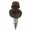 Acorn International #9 x 1 in. 1/4 in. Hex Head Metal to Wood Screws in Burnished Slate (Bag of 250) -idh by St. Simons Sales acorn international wood screws sw mw1bs250 64 1000