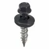 Acorn International #9 x 1 in. 1/4 in. Hex Head Metal to Wood Screws in Charcoal Gray (Bag of 250) -idh by St. Simons Sales acorn international wood screws sw mw1cg250 64 1000