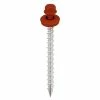 Acorn International #9 x 2-1/2 in. 1/4 in. Hex Head Metal to Wood Screws in Barn Red (Bag of 250) -idh by St. Simons Sales acorn international wood screws sw mw25br250 64 1000