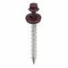 Acorn International #9 x 2 in. 1/4 in. Hex Head Metal to Wood Screws in Burgundy (Bag of 250) -idh by St. Simons Sales acorn international wood screws sw mw2bg250 64 1000
