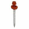Acorn International #9 x 2 in. 1/4 in. Hex Head metal-to-wood Screw in Barn Red (Bag of 250) -idh by St. Simons Sales acorn international wood screws sw mw2br250 64 1000