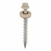 Acorn International #9 x 2 in. 1/4 in. Hex Head Metal to Wood Screws in Taupe (Bag of 250) -idh by St. Simons Sales acorn international wood screws sw mw2tp250 64 1000