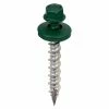 Acorn International #12 x 3/4 in. 1/4 in. Hex Head Stitch Screw in Forest Green (Bag of 250) 2 Acorn International #12 x 3/4 in. 1/4 in. Hex Head Stitch Screw in Forest Green (Bag of 250) -idh by St. Simons Sales acorn international wood screws sw ss1234fg250 64 1000