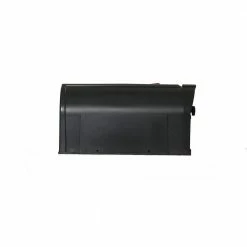 Postal PRO Hampton Post-Mount Mailbox, Black with White Lettering 18 Postal PRO Hampton Post-Mount Mailbox, Black with White Lettering -idh by St. Simons Sales blacks postal pro post mount mailboxes pp1100bl 76 1000