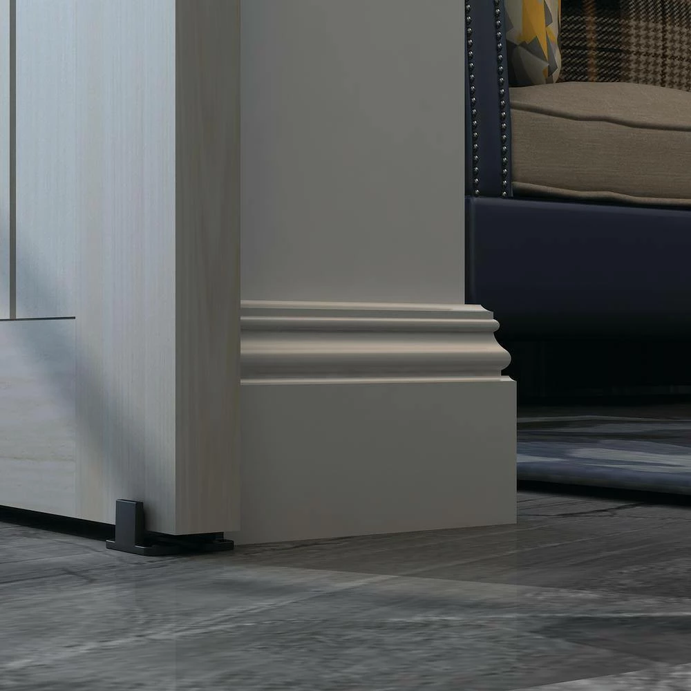 Colonial Elegance 78 in. Brushed Copper Barn Door Roller System 4 Colonial Elegance 78 in. Brushed Copper Barn Door Roller System - Image 2