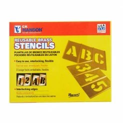 C.H. Hanson 1 in. to 1/2 in. Stencil Set (15-Piece) 9 C.H. Hanson 1 in. to 1/2 in. Stencil Set (15-Piece) -idh by St. Simons Sales c h hanson commercial stencils 10009 44 1000