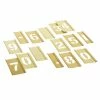 C.H. Hanson 1 in. to 1/2 in. Stencil Set (15-Piece) -idh by St. Simons Sales c h hanson commercial stencils 10009 64 1000