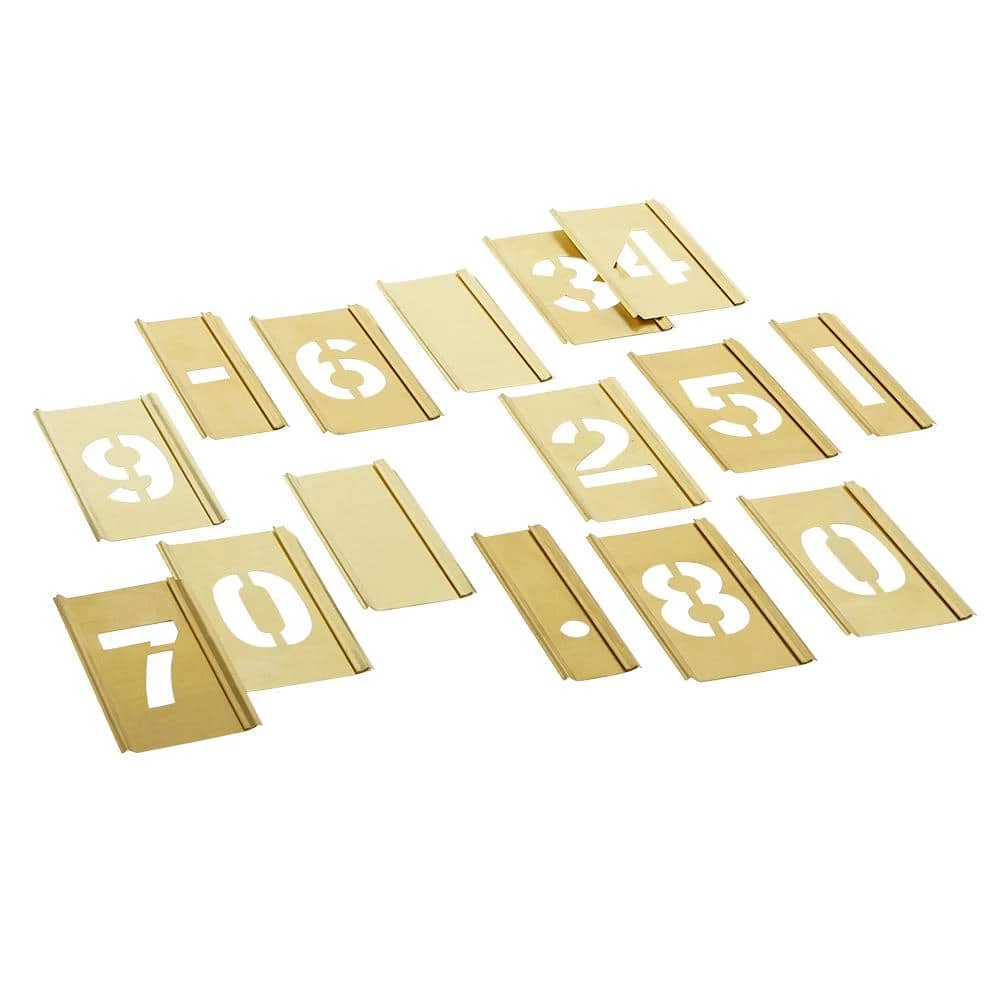 C.H. Hanson 1 in. to 1/2 in. Stencil Set (15-Piece) 3 C.H. Hanson 1 in. to 1/2 in. Stencil Set (15-Piece)