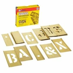 C.H. Hanson 2-1/2 in. 33-Piece Stencil Set -idh by St. Simons Sales c h hanson commercial stencils 10032 1f 1000