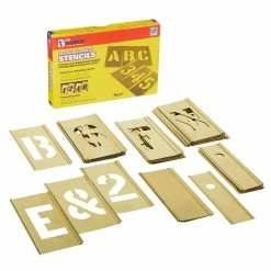 C.H. Hanson 2-1/2 in. 45-Piece Stencil Set -idh by St. Simons Sales c h hanson commercial stencils 10072 1f 1000
