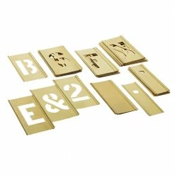 C.H. Hanson 2-1/2 in. 45-Piece Stencil Set -idh by St. Simons Sales c h hanson commercial stencils 10072 4f 1000