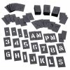 C.H. Hanson 1 in. Plastic Stencil Set (138-Piece) -idh by St. Simons Sales c h hanson commercial stencils 10189 64 1000