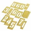 C.H. Hanson 3 in. Stencil Number Set -idh by St. Simons Sales c h hanson commercial stencils 10307 64 1000