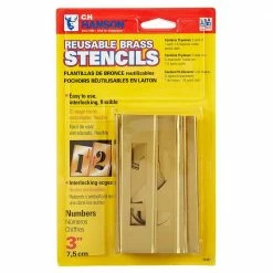 C.H. Hanson 3 in. Stencil Number Set -idh by St. Simons Sales c h hanson commercial stencils 10307 fa 1000