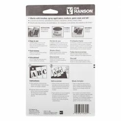 C.H. Hanson 2 in. 33-Piece Stencil Letter Set -idh by St. Simons Sales c h hanson commercial stencils 10325 4f 1000