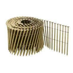 DEWALT 3-1/4 in. x 0.120 in. Galvanized Metal Coil Nails 2700 per Box