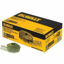 DEWALT 1-1/4 in. x 0.120-Gauge Wire Electro-Galvanized Steel Coil Roofing Nails (7,200-Pack)
