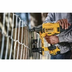 DEWALT 1.75 in. x 9-Gauge Galvanized Barbed Paper Tape Fencing Staples (960 per Box) -idh by St. Simons Sales dewalt pneumatic staples dfs9175b1g 77 1000