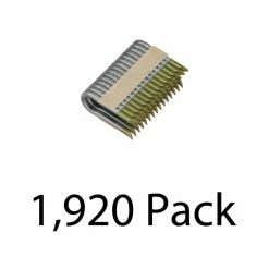 DEWALT 1.75 in. x 9-Gauge Galvanized Barbed Paper Tape Fencing Staples 2 Boxes (960 per Box)