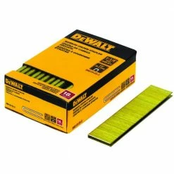 DEWALT 1/4 in. x 1-1/4 in. 18-Gauge Glue Collated Crown Staple (2500-Pieces)