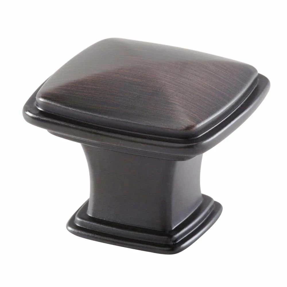 Dynasty Hardware 1-1/4 in. Oil Rubbed Bronze Square Cabinet Knob (25-Pack) 5 Dynasty Hardware 1-1/4 in. Oil Rubbed Bronze Square Cabinet Knob (25-Pack) - Image 3