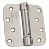 Dynasty Hardware 4 in. x 4 in. Satin Nickel 5/8 in. Radius Adjustable Spring Door Hinge (2-Pack) -idh by St. Simons Sales dynasty hardware door hinges sp 40 58 us15 2pk 64 1000