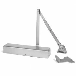 Dynasty Hardware Heavy-Duty Grade-1 Aluminum Commercial Door Closer with Hold Open Arm -idh by St. Simons Sales grays dynasty hardware door closers dyn 8500 ho alum 4f 1000