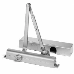 Dynasty Hardware Heavy-Duty Grade-1 Aluminum Commercial Door Closer with Hold Open Arm