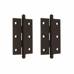 Idh by St. Simons 3 in. x 2 in. Oil-Rubbed Bronze Brass Solid Extruded Loose Pin Mortise Cabinet Hinge (1-Pair)