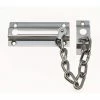 Idh by St. Simons Satin Chrome Solid Brass Chain Door Guard