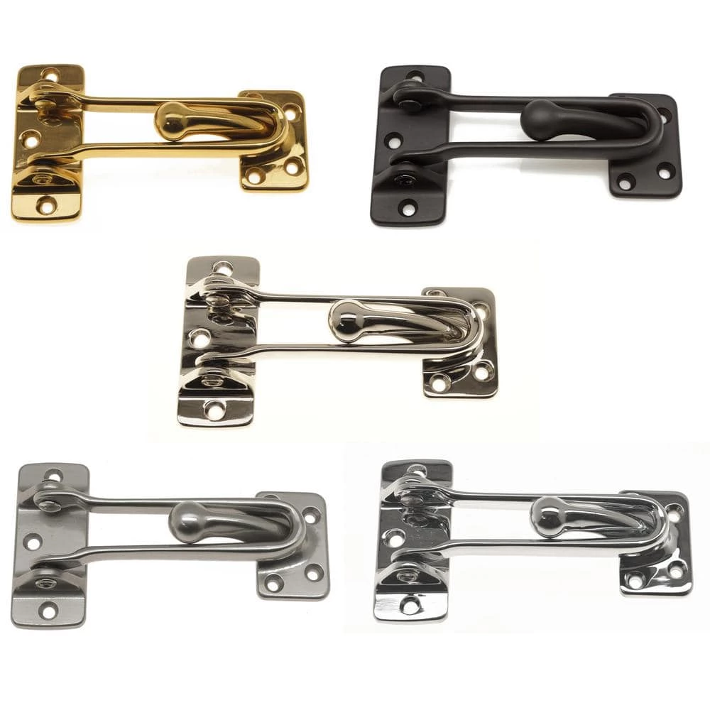 Idh by St. Simons Solid Brass Security Guard in Oil-Rubbed Bronze 4 Idh by St. Simons Solid Brass Security Guard in Oil-Rubbed Bronze - Image 2