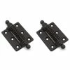 Idh by St. Simons 2-1/2 in. x 4-3/8 in. Solid Brass Heavy-Duty Spring Screen Door Hinge with Ball Finials in Oil-Rubbed Bronze (1-Pair) -idh by St. Simons Sales idh by st simons door hinges 80360 10b 64 1000