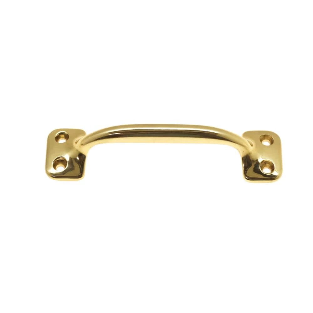 Idh by St. Simons 4 in. Center-to-Center Solid Brass Bar Sash Lift/Drawer Pull in Polished Brass 3 Idh by St. Simons 4 in. Center-to-Center Solid Brass Bar Sash Lift/Drawer Pull in Polished Brass