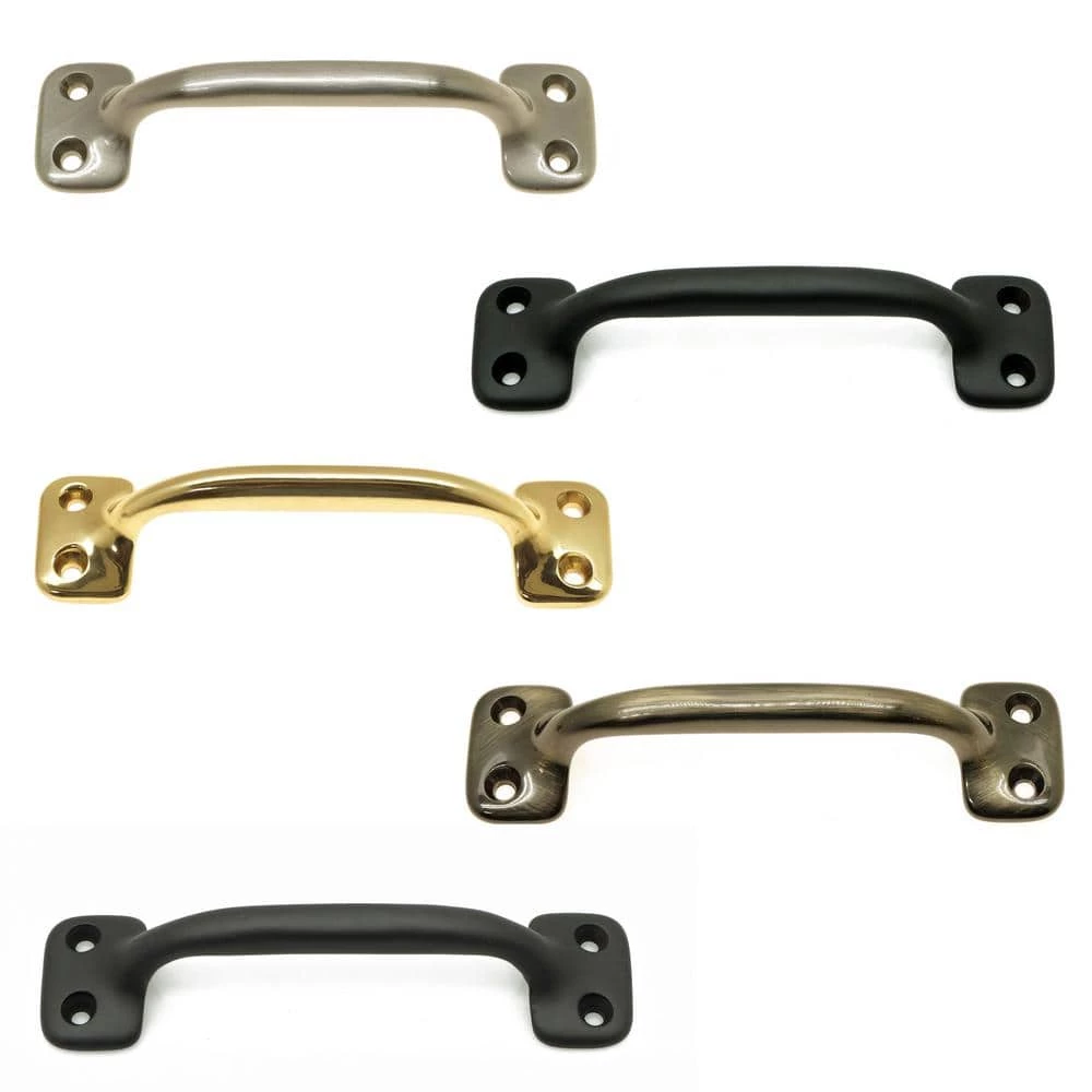 Idh by St. Simons 4 in. Center-to-Center Solid Brass Bar Sash Lift/Drawer Pull in Polished Brass 4 Idh by St. Simons 4 in. Center-to-Center Solid Brass Bar Sash Lift/Drawer Pull in Polished Brass - Image 2