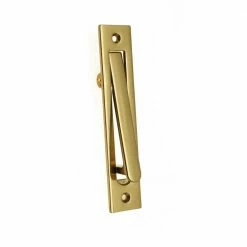Idh by St. Simons 6-1/4 in. Solid Brass Edge Pull in Polished Brass