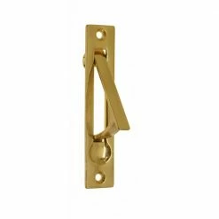Idh by St. Simons 4 in. Solid Brass Edge Pull in Polished Brass