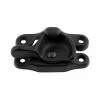 Idh by St. Simons Matte Black Solid Brass Small Window Sash Lock