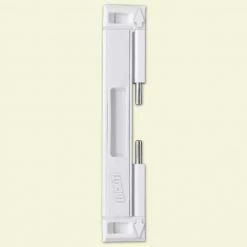 LOCKiT! White Double Bolt Sliding Door Lock