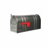 Postal PRO Carlton Post Mount Mailbox Pewter 1 Postal PRO Carlton Post Mount Mailbox Pewter -idh by St. Simons Sales metallics postal pro post mount mailboxes pp150spw 64 1000