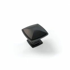 NewAge Products Home Kitchen 1.22 in. Matt Black Traditional Rounded Cabinet Knob