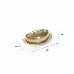NewAge Products 4.125 in. (108 mm) Brushed Brass Traditional Cup Drawer Pull -idh by St. Simons Sales newage products drawer pulls 80252 40 1000