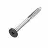 NewTechWood #9 x 1-7/8 in. Stainless Steel Star Drive Pan Head Composite Fascia Screw Hawaiian in Charcoal (100-Pack) -idh by St. Simons Sales newtechwood deck screws ch 100 ss fsc 64 1000