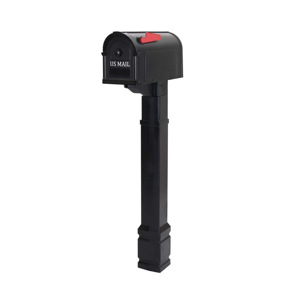 Postal PRO Brookside Mailbox and Post Kit in Black 3 Postal PRO Brookside Mailbox and Post Kit in Black