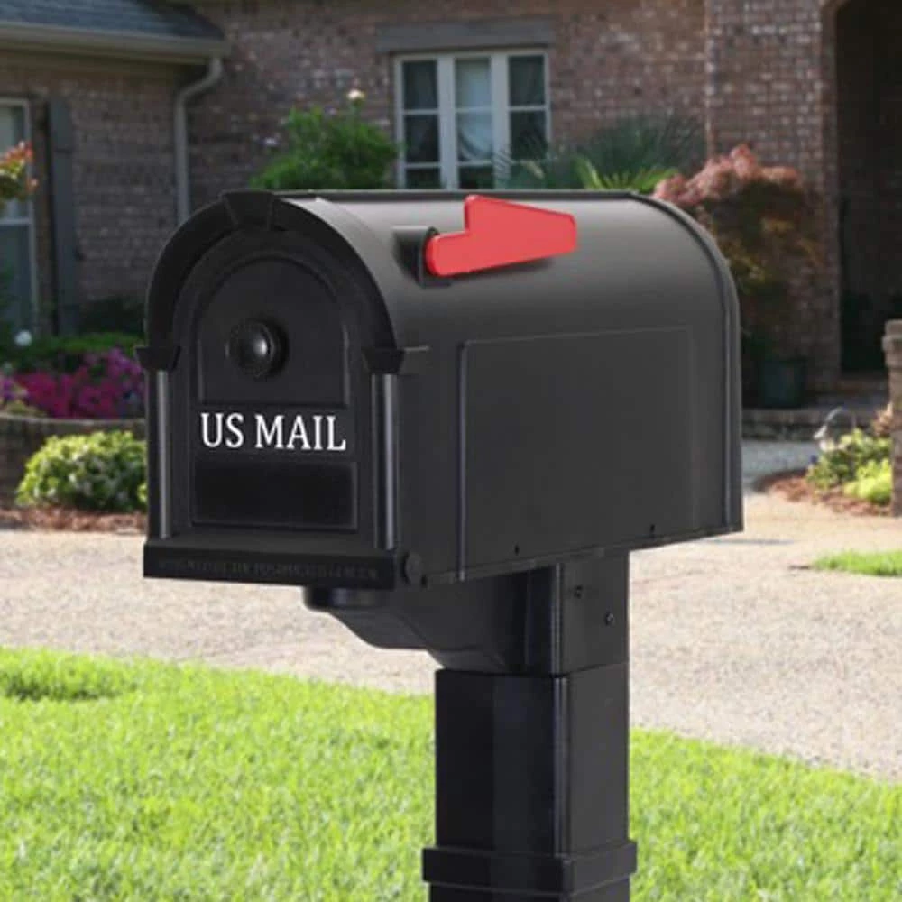 Postal PRO Brookside Mailbox and Post Kit in Black 4 Postal PRO Brookside Mailbox and Post Kit in Black - Image 2