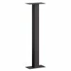 Salsbury Industries Standard Bolt Mounted Pedestal for Roadside Mailbox in Black -idh by St. Simons Sales salsbury industries mailbox posts stands 4365blk 64 1000