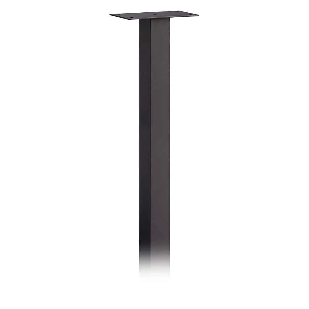 Salsbury Industries Standard In-Ground Mounted Mailbox Pedestal for Roadside Mailboxes in Black 3 Salsbury Industries Standard In-Ground Mounted Mailbox Pedestal for Roadside Mailboxes in Black